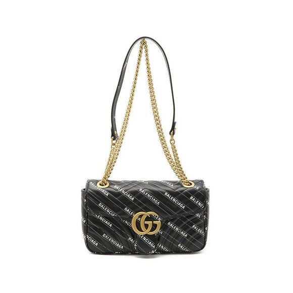 Tiffany & Co Jewelry - Pre Loved Tiffany & Co Balenciaga Hourglass XS Chain Bag Black Leather Crossbody